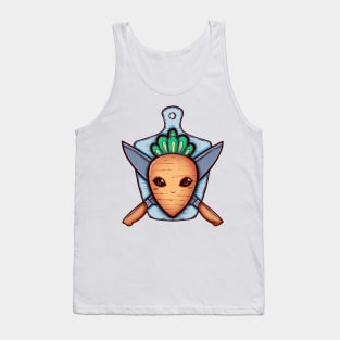 Carrot and Knife Coat of Arms Tank Top